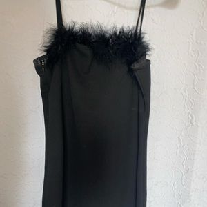 SHEIN feather dress